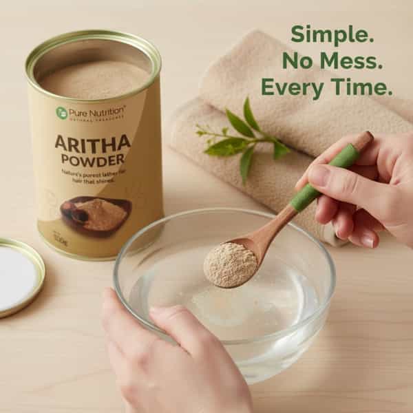 Pure Nutrition Natural Aritha Powder 100Gm
