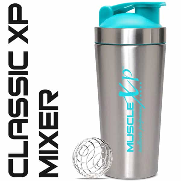 Musclexp Gym Shaker Classic Stainless750 Ml For Protein Pre Workout And Bcaas (Blue)