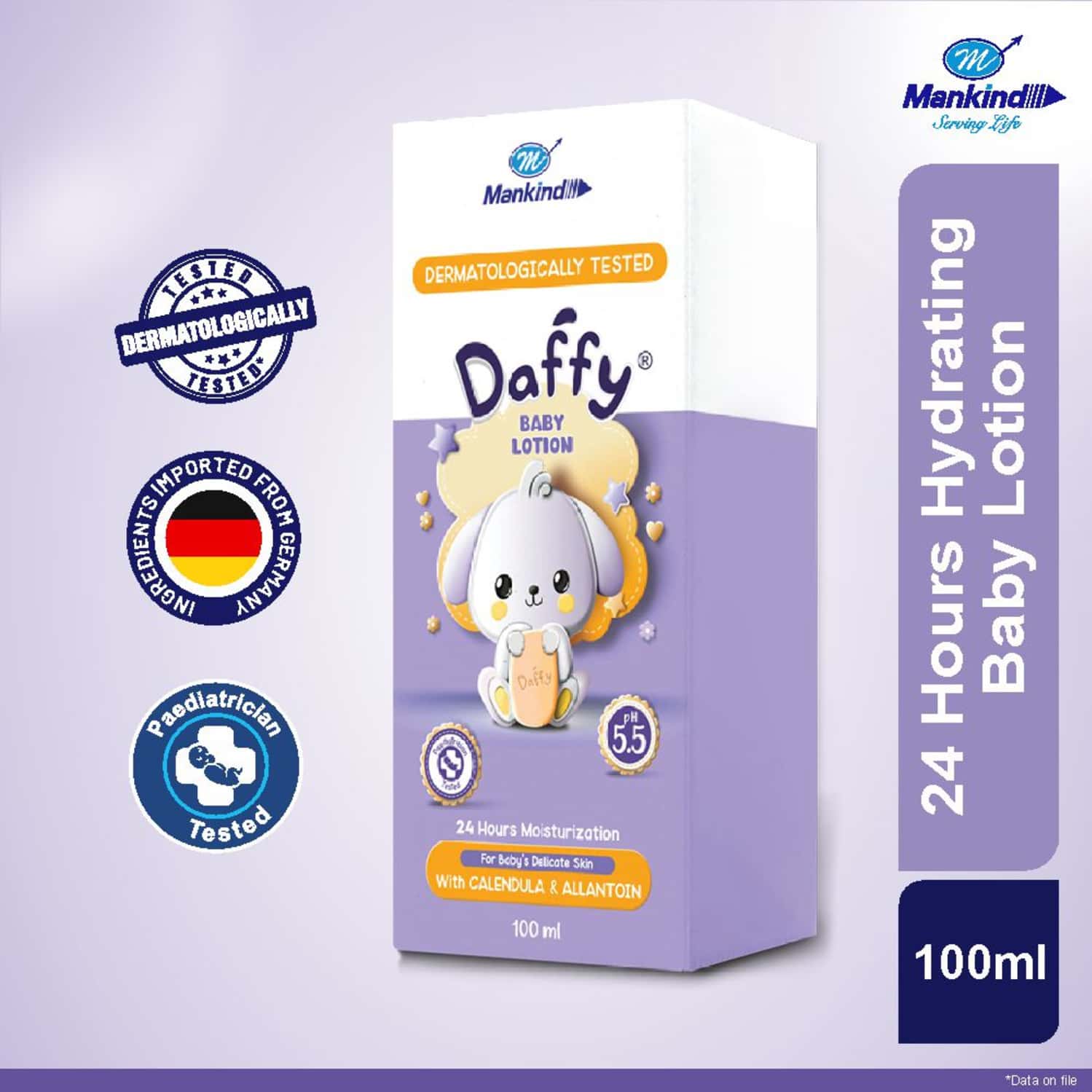 Daffy Ph 5.5 Bottle Of 100ml Baby Lotion