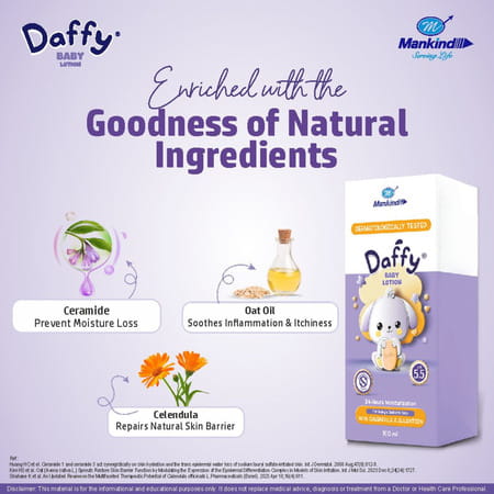 Daffy Ph 5.5 Bottle Of 100Ml Baby Lotion
