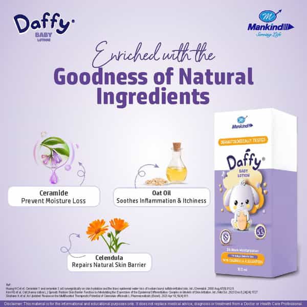 Daffy Ph 5.5 Bottle Of 100Ml Baby Lotion