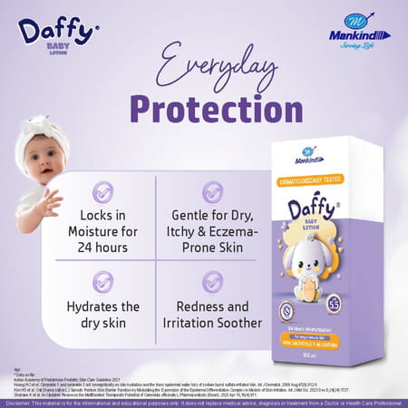 Daffy Ph 5.5 Bottle Of 100Ml Baby Lotion