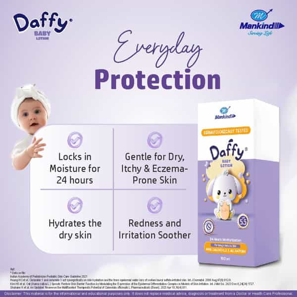 Daffy Ph 5.5 Bottle Of 100Ml Baby Lotion
