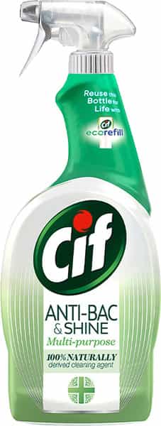 Cif Antibacterial Multipurpose Cleaner Spray Kills 99.99% Germs 700Ml