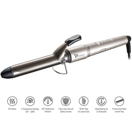 Syska Hc850 Salonpro Electric Hair Curler (Barrel Diameter: 25 Mm)