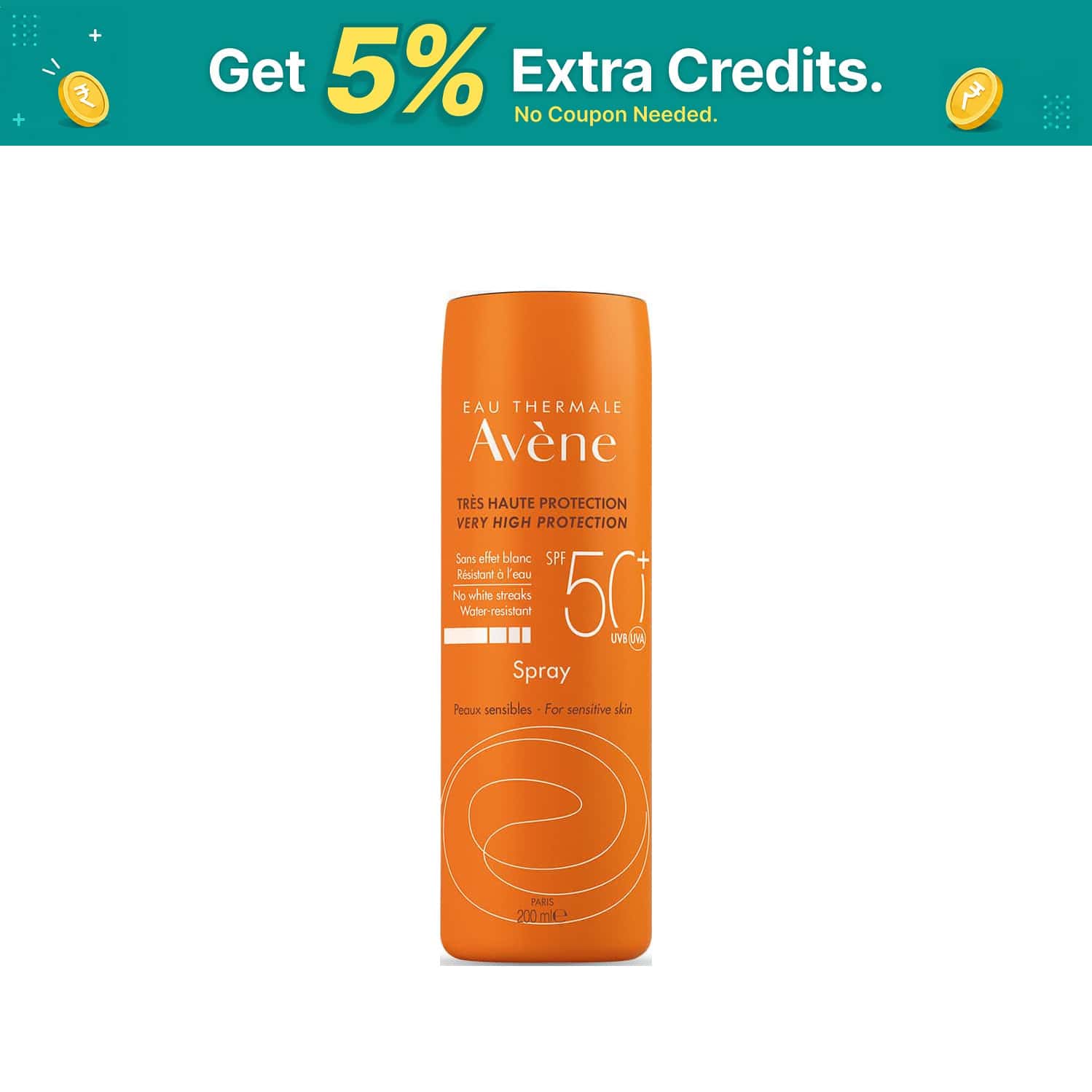 Avene Very High Protection Spf50+spray 200 Ml