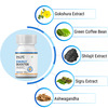 Inlife Energy Booster Supplement Tribulus Green Coffee Moringa Shilajit Ashwagandha-60 Veg Capsules