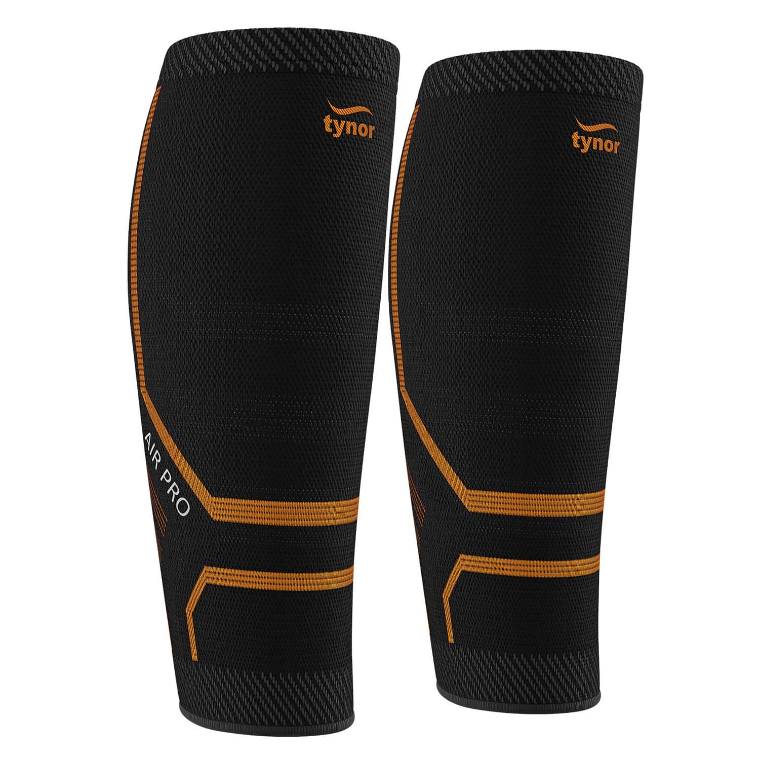 Tynor Calf And Shin Support Air Pro Black & Orange Small 1 Unit