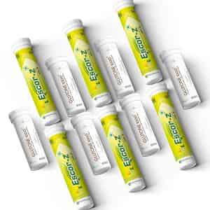 Glutone 1000 & Escor-z - Setria Glutathione With Vitamin C Lime Flavor Tablets (skin Glow Combo)
