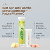 Glutone 1000 & Escor-Z - Setria Glutathione With Vitamin C Lime Flavor Tablets (Skin Glow Combo)