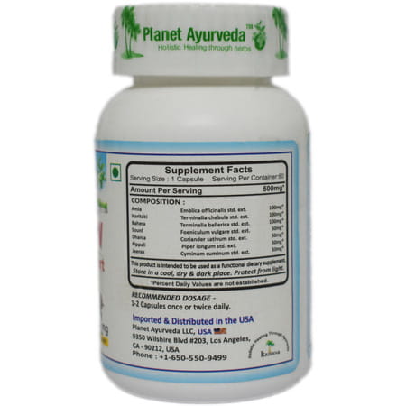Planet Ayurveda Digestion Support - 60 Capsules