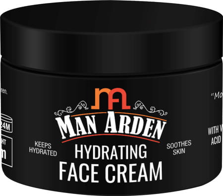 Man Arden Hydrating Face Cream For Men -Vitamin B5 Hyaluronic Acid For Skin Moisturization 50 G