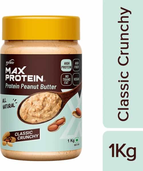 Max Protein Peanut Spread - Classic Crunchy [1 Kg] - Pack Of 1