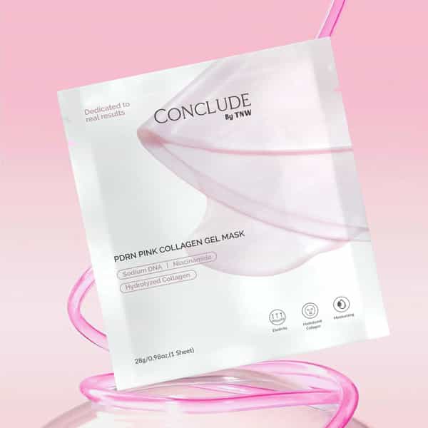 Conclude Pdrn Pink Collagen Gel Mask | Rejuvenating| Hydrating & Radiance-Boosting | 28G (1 Sheet)