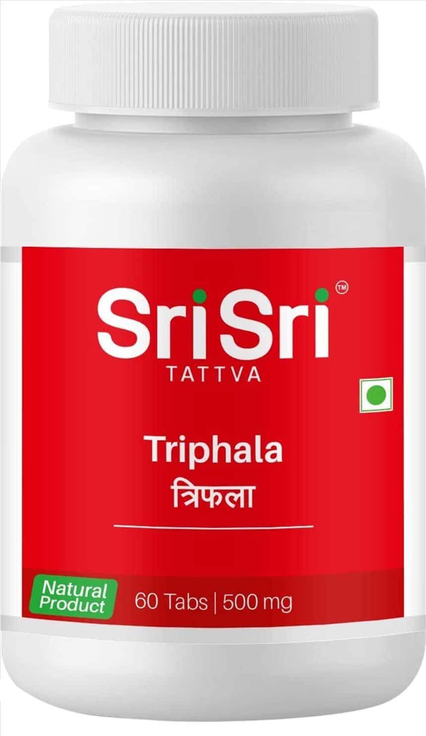 Sri Sri Tattva Triphala - Tridosha Balancer | 60 Tabs | 500 Mg