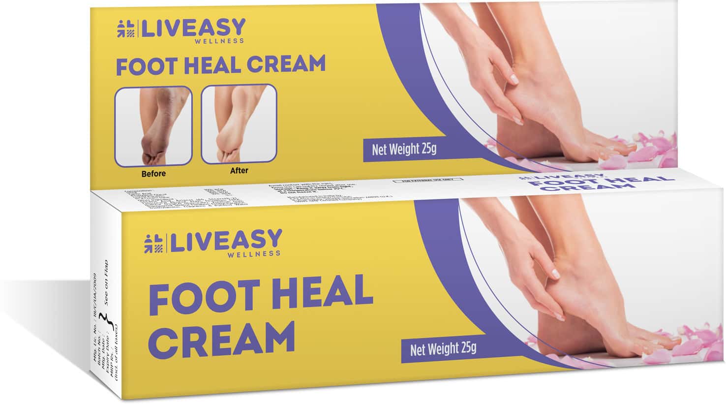 Buy LIVEASY WELLNESS FOOT HEAL CREAM Online & Get Upto 60 OFF at PharmEasy