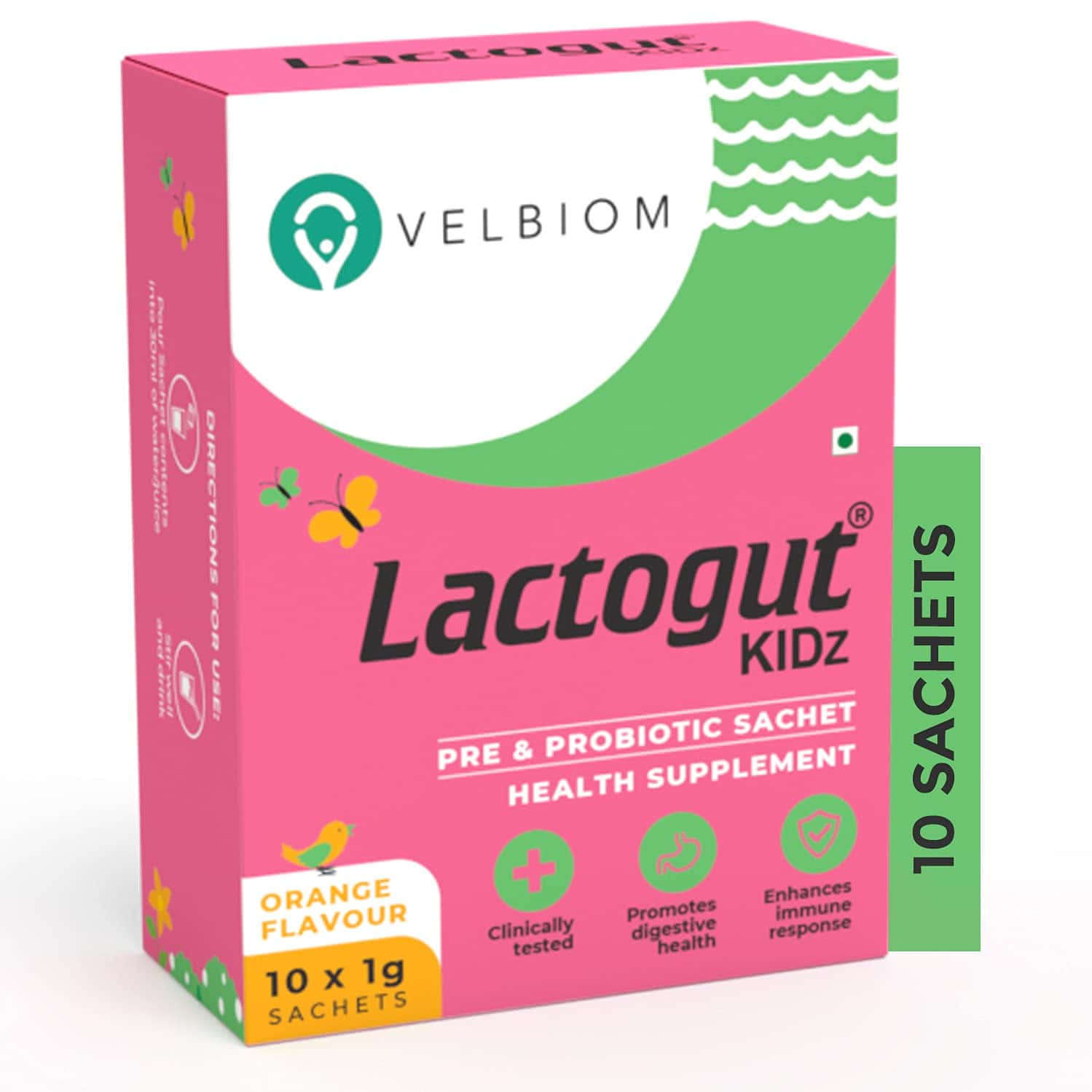 Lactogut Kidz Probiotic For Kids 10 No'S
