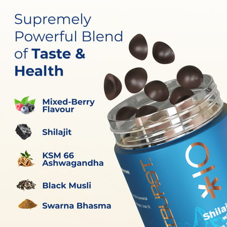 Nutriburst Shilajit Resin 30 Gummies | 1 Month Pack