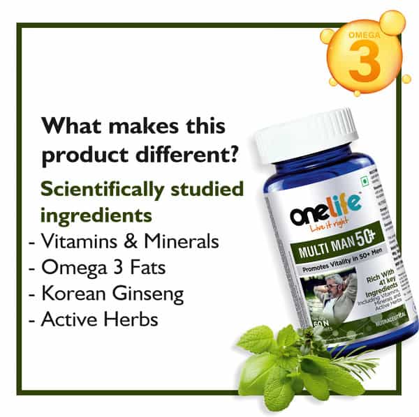 Onelife Multi Man 50+ - 60 Tablets