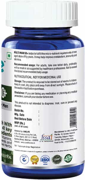 Onelife Multi Man 50+ - 60 Tablets