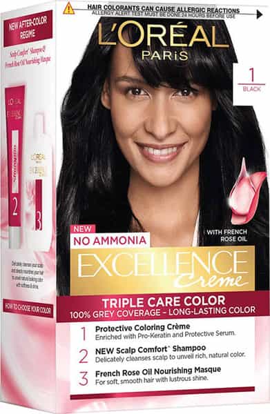 L'oreal Paris Excellence Creme Hair Color - Shade 1 Black 1