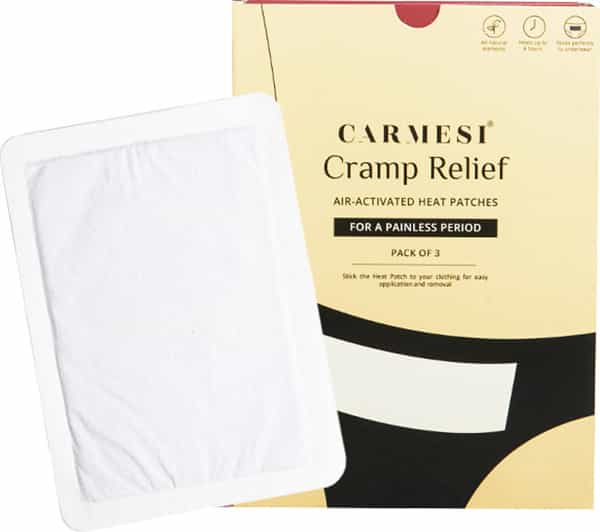 Carmesi Cramp-Relief Patches For Period Pain - Instant Relief Up To 8 Hours - 3N