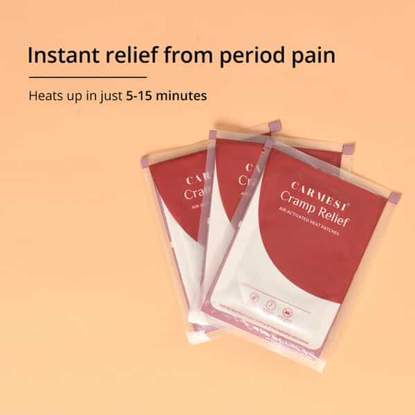 Carmesi Cramp-Relief Patches For Period Pain - Instant Relief Up To 8 Hours - 3N