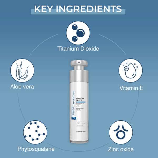 Fcl Chemfree Spf 30 Weightless Fluid Non-Whitening Sunscreen Absorbs Quickly Immediate Protection