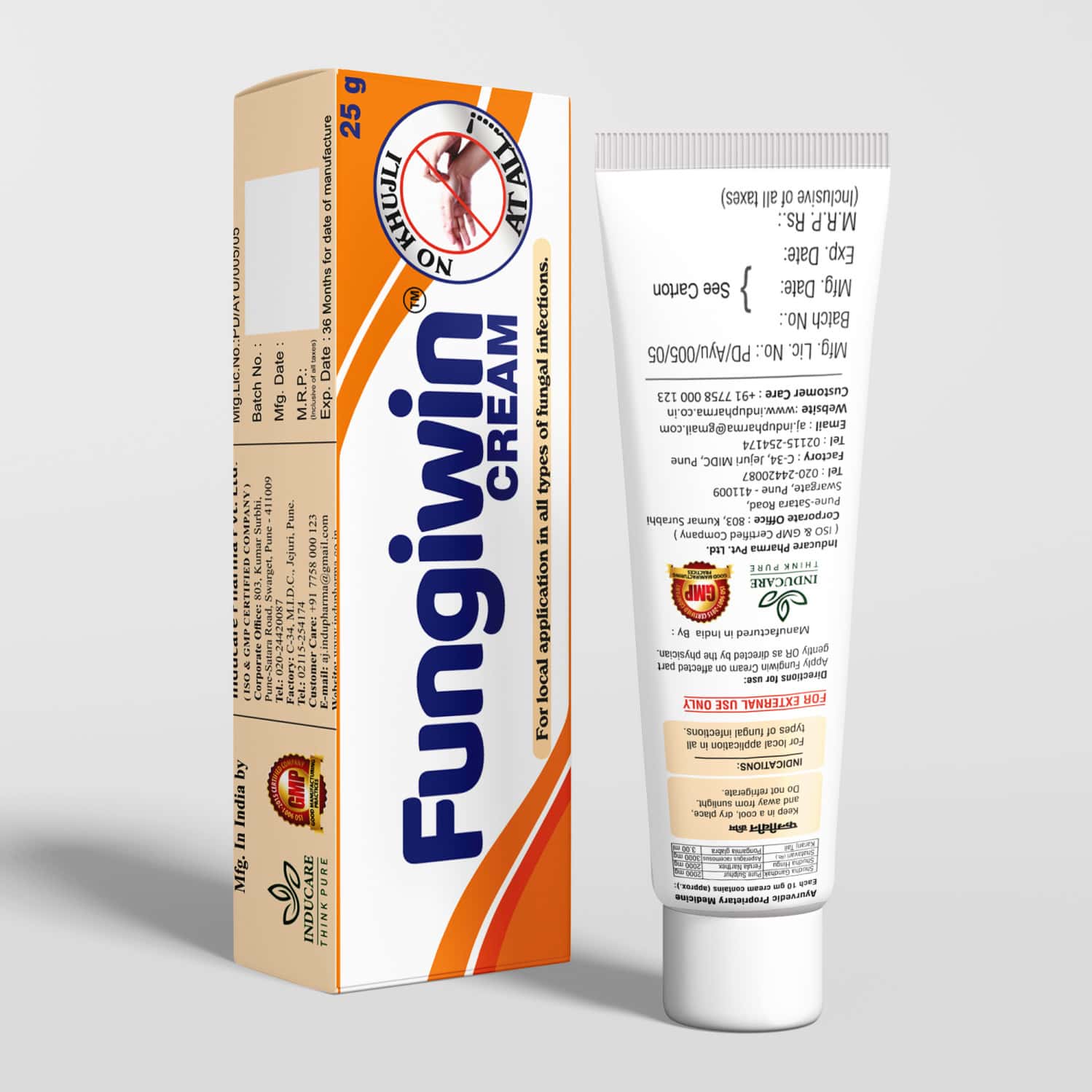Buy INDUCARE PHARMA FUNGIWIN CREAM (25 G) Online & Get Upto 60 OFF at