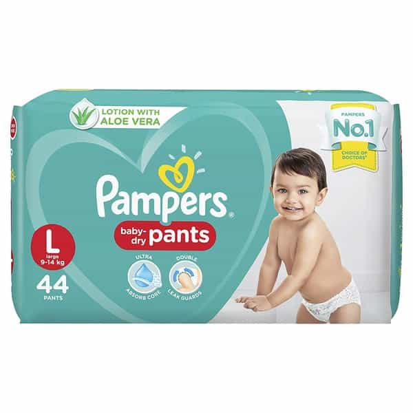 Pampers New Large Size Diapers Pants (44 Count)