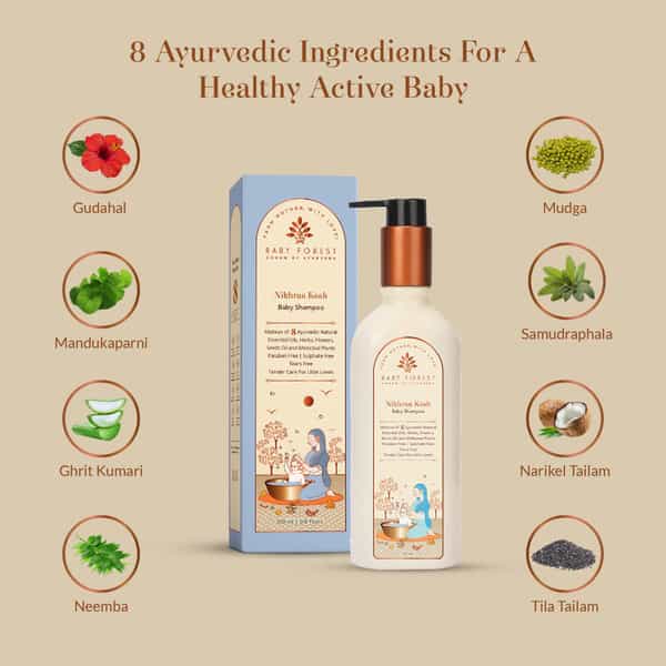 Baby Forest Maasoom Petika | Combo Box- Baby Hair Shampoo & Body Wash | Baby Gifting Hamper