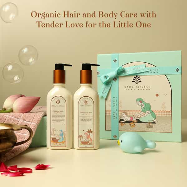 Baby Forest Maasoom Petika | Combo Box- Baby Hair Shampoo & Body Wash | Baby Gifting Hamper