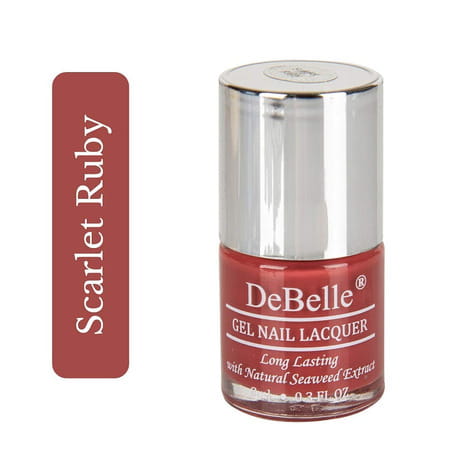 Debelle Gel Nail Polish Gift Set Of 2 - Rustique Gold | Scarlet Ruby - 16ml (8 Ml Each) Gi