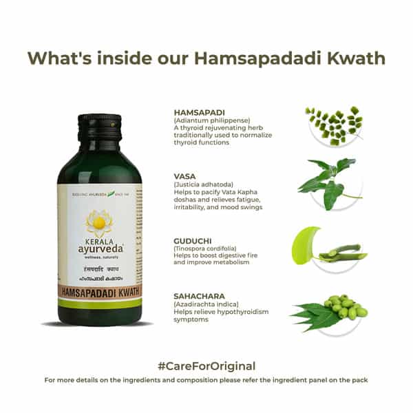 Kerala Ayurveda Hamsapadadi Kwath - 200 Ml