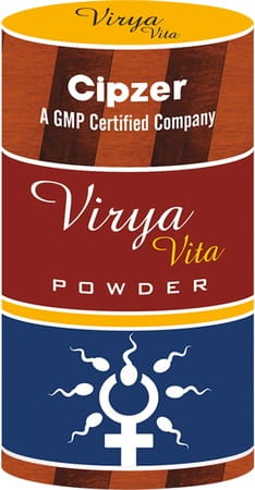 Cipzer Virya Vita Powder 200 Gm | Supports Sperm Quality & Quantity| Boosts Reproductive Wellness