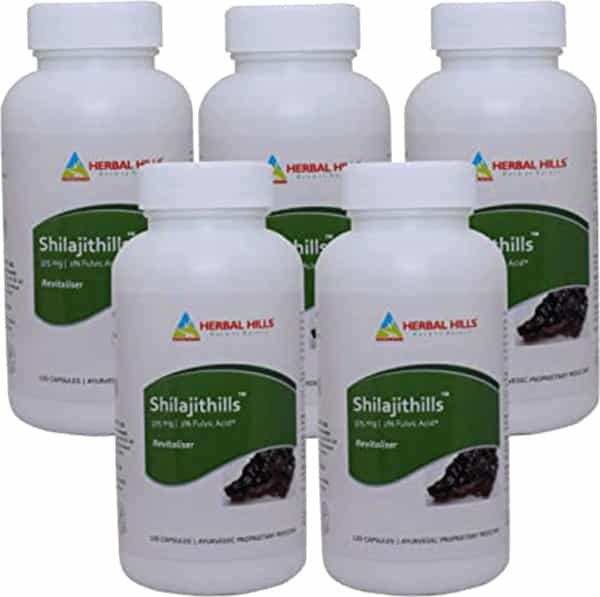 Herbal Hills Shilajithills 120 Capsule - Pack Of 5