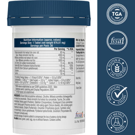 Swisse Ultiboost Men'S Endurance Tablet 30 No'S