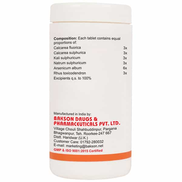 Dr Bakshi's Bakson Homoeopathy Formula D Tablet 200