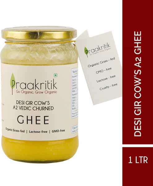 Praakritik Natural Desi Gir Cow A2 Ghee 1 Ltr