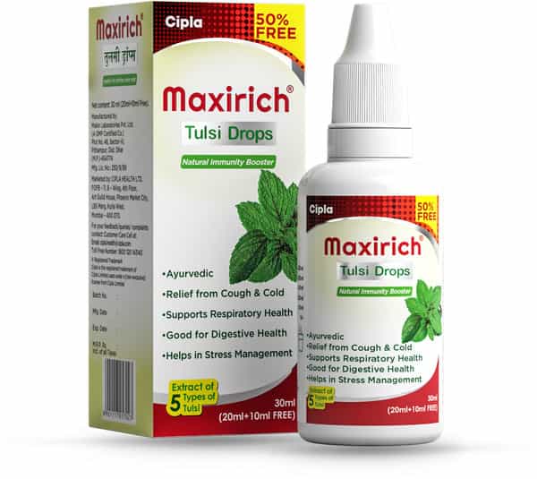 Maxirich Tulsi Drops - 30 Ml