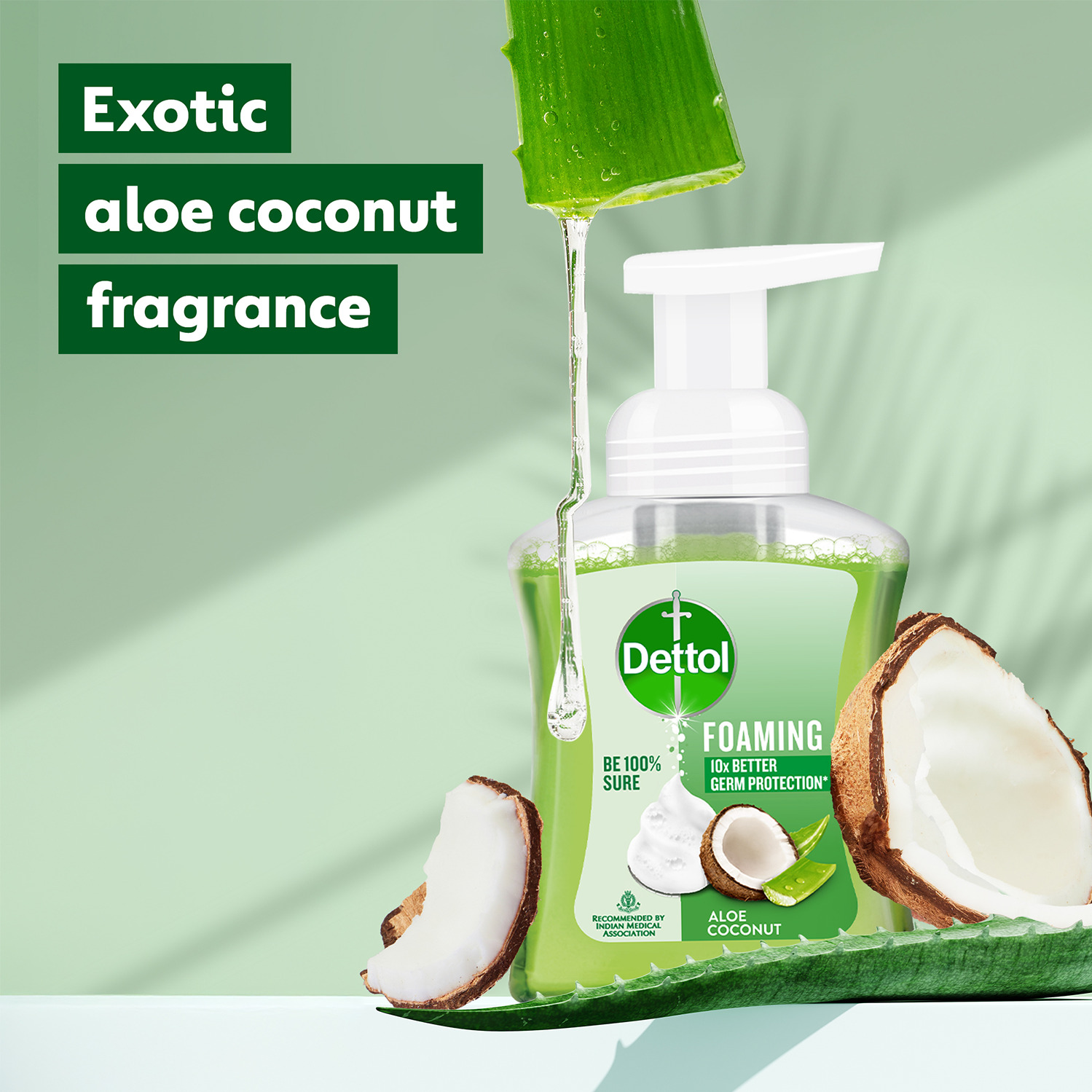 Aloe Coconut Foaming Handwash - Pump 250ml + Refill 200ml