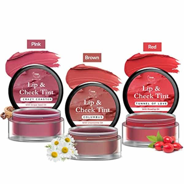 Tnw The Natural Wash Lip & Cheek Tint - Pink | Red | Brown 15G