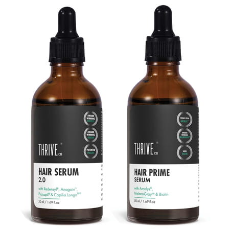 Thriveco Hair Growth Serum (50ml) + Thriveco Hair Prime Serum (50ml)