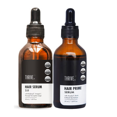 Thriveco Hair Growth Serum (50ml) + Thriveco Hair Prime Serum (50ml)