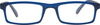 Klar Eye Rectangle Full Rim Reading Glasses Men And Women +0.75 To +3.50+2.75 Power Matte Blue