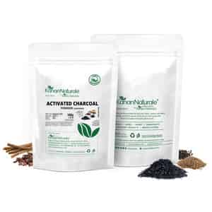 Kerala Naturals Activated Charcoal From Rice Husk 200g (2 X 100g)