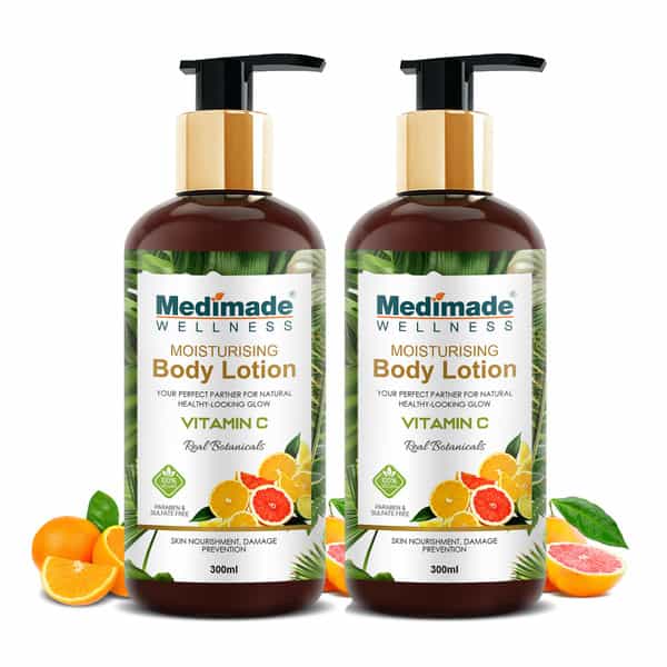 Medimade Vitamin C Moisturising Body Lotion - 300 Ml X 2 ( Pack Of 2 )