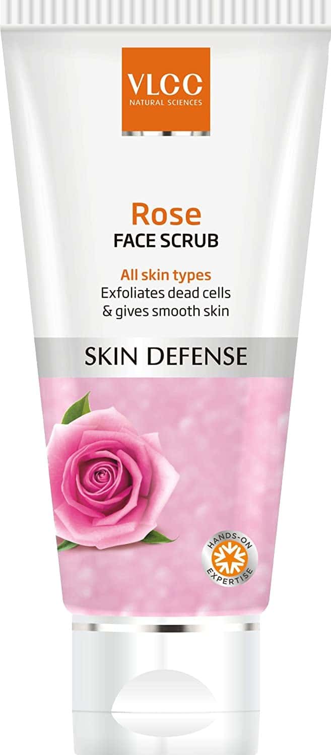 Vlcc Rose Face Scrub - 80 Ml