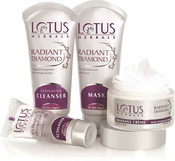 Lotus Radiant Diamond Cellular Radiance Facial 4 In 1 Kit