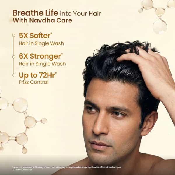 Nat Habit Natural Hair Shampoo | Men | Hairfall & Dandruff Control | Revital & Nourishment (250Ml)